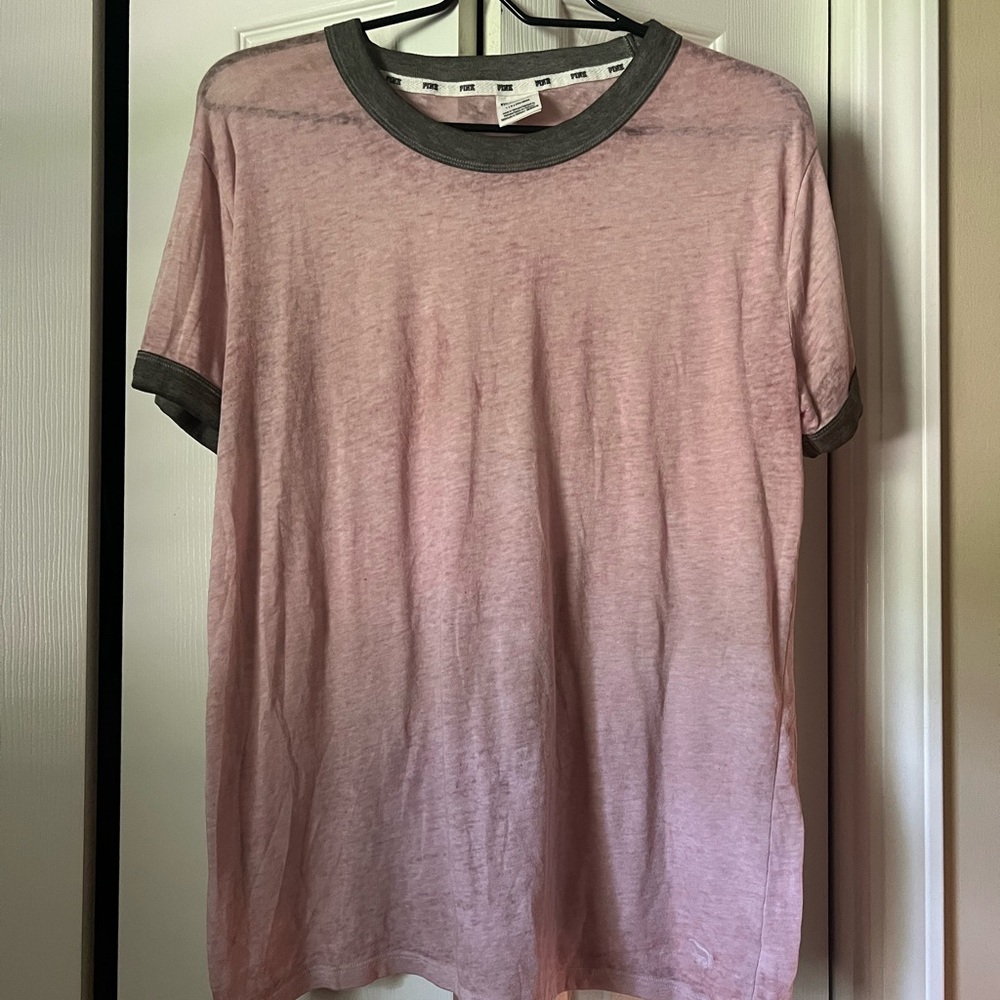 Women PINK Sheer T-Shirt